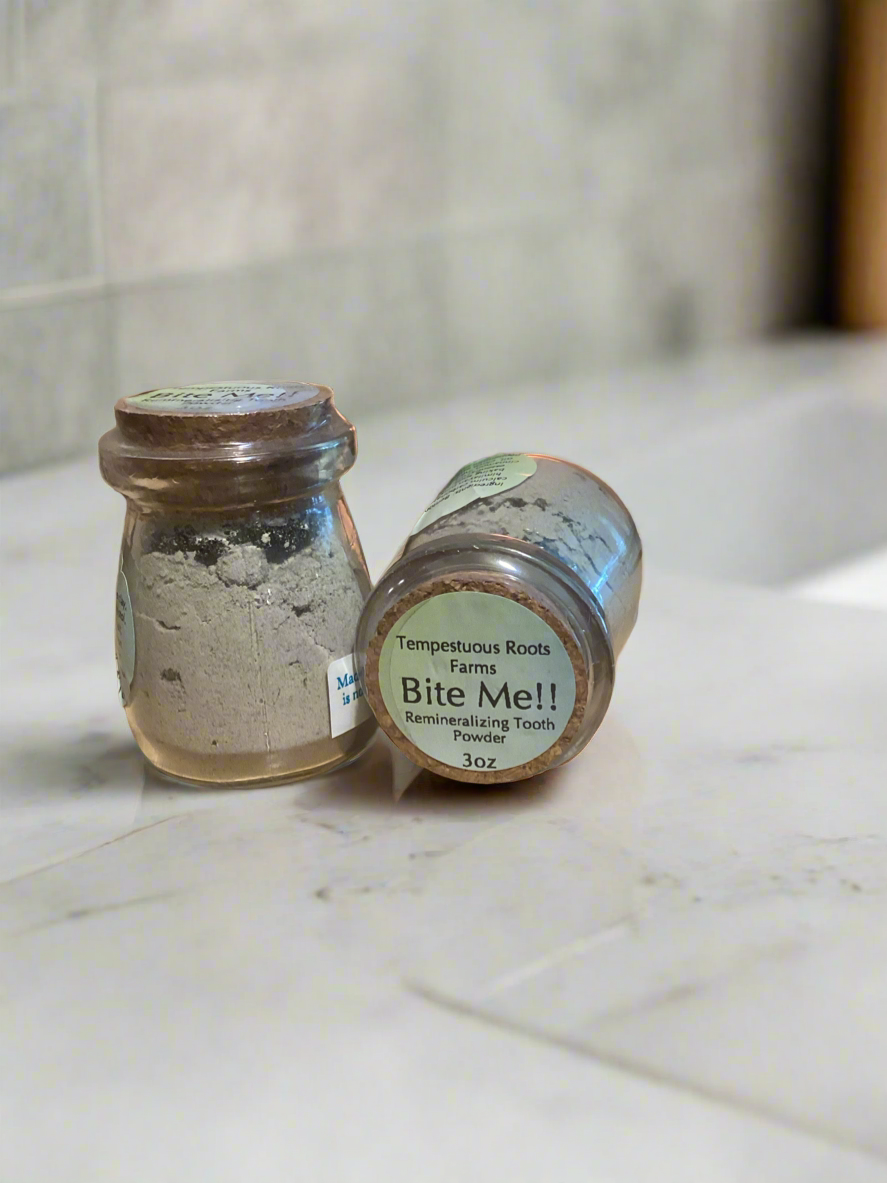 Bite Me!! Remineralizing Tooth Powder