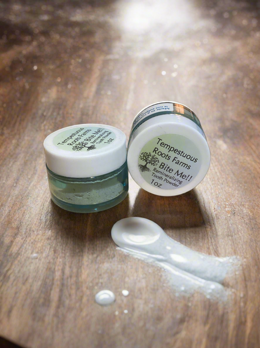 Bite Me!! Remineralizing Tooth Powder