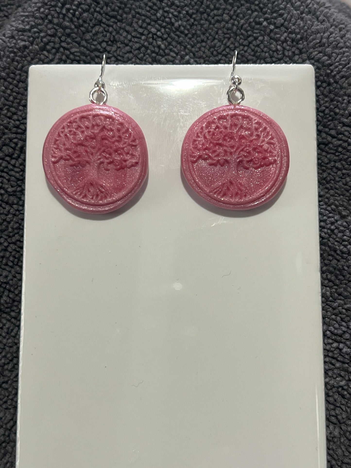 POLYMER CLAY SCRAP MEDALLION EARRINGS