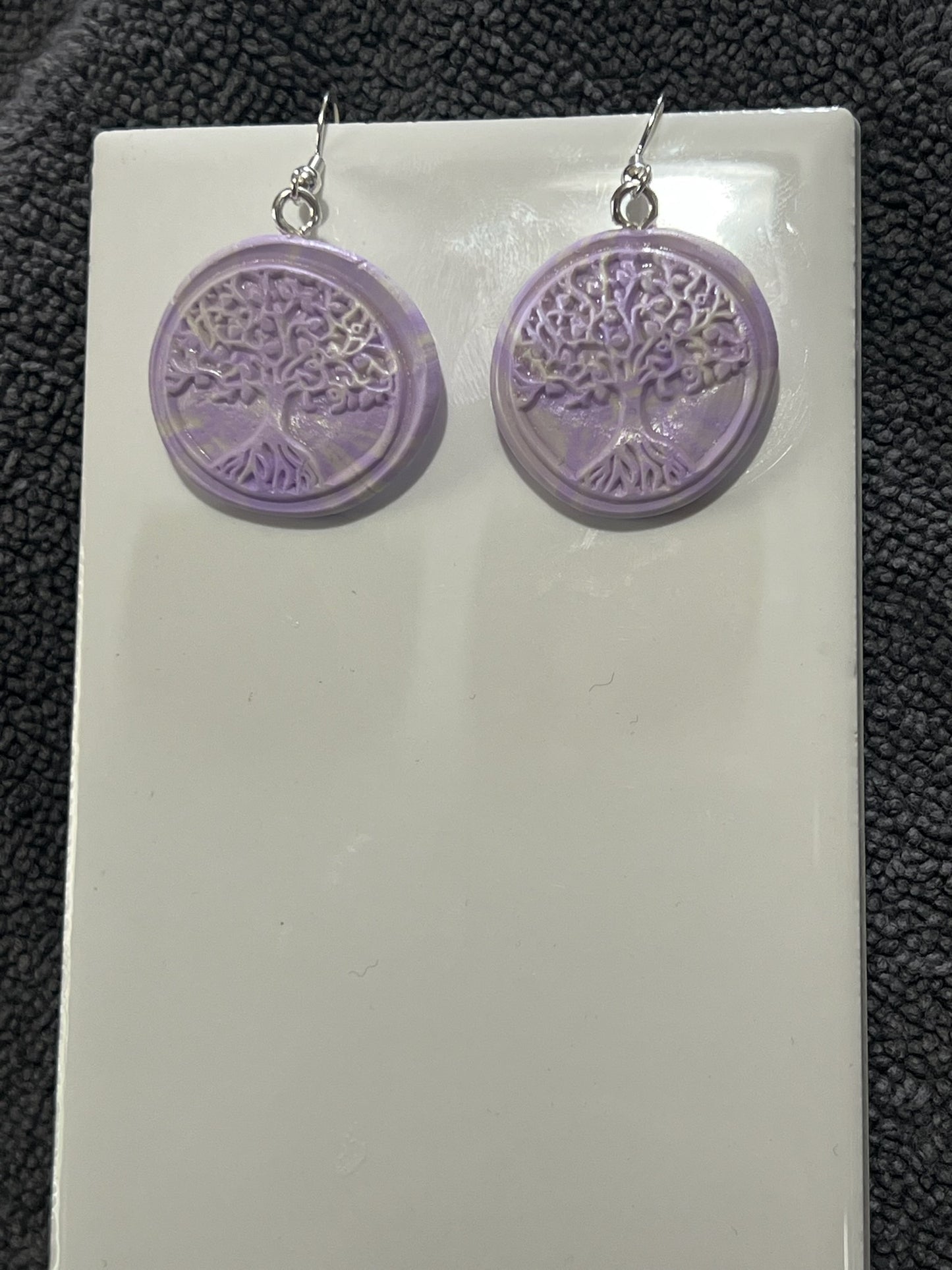 POLYMER CLAY SCRAP MEDALLION EARRINGS